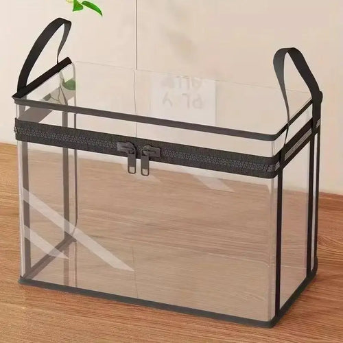 Premium Clear Thickened Storage Box with Hinged Lid | GRABITHK