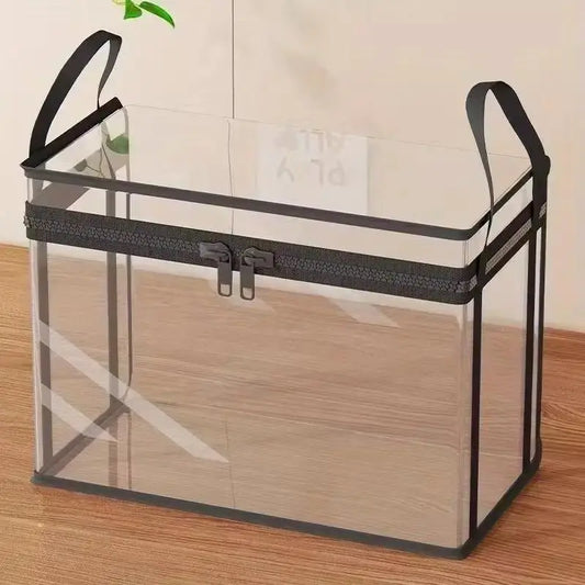 Premium Clear Thickened Storage Box with Hinged Lid | GRABITHK