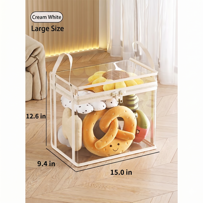 Premium Clear Thickened Storage Box with Hinged Lid | GRABITHK